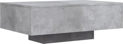 Immagine prodotto di Tavolino con luci LED grigio cemento 85x55x31 cm