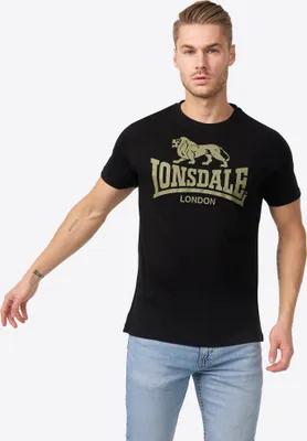 Immagine prodotto di T-shirt uomo regular fit LOGO Black/Olive 5XL Lonsdale