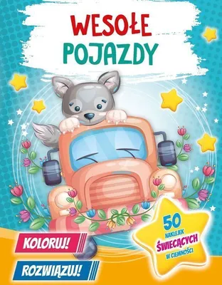 Immagine prodotto di Wesołe Pojazdy. Koloruj! Rozwiązuj! 50 Naklejek Świecących W Ciemności