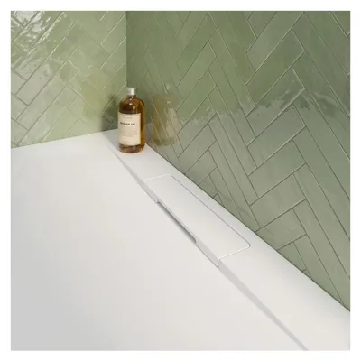 Immagine prodotto di Piatto doccia in resina liscia bianca ultrapiatto NILA 120X90