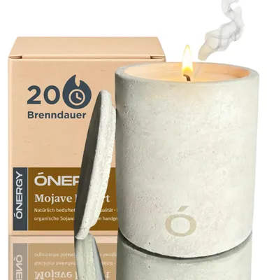 Sojawaskaars mit Mojave-Wüstenduft, 100 ml, 20 Std. Brenndauer