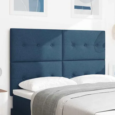 Produktbild von Möbel Kopfteil Höhenverstellbar mit Kopfteil Blau 140 cm Stoff - Kopfteile 3337827