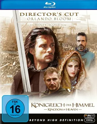 Blu-ray cover art for the movie Kingdom of Heaven, Director's Cut.