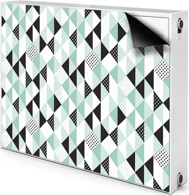 Produktbild von Magnet Verkleidung Abdeckung Heizkörperabdeckung Heizkörperabdeckung 80x60 cm - Muster, geometrisch