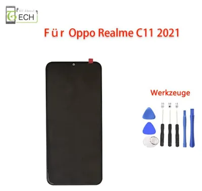 Produktbild von Für Oppo Realme C11 2021 RMX3231 LCD Display mit Rahmen Bildschirm Touchscree...