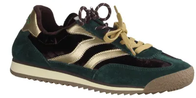 Produktbild von Maripe Utah V.43 Damensneaker, Leder, Green/Chocolate, Doppelschnürung - Damenschuhe Top Trends, Grün, leder