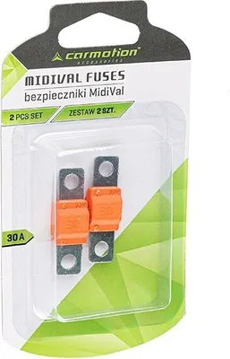 Zdjęcie produktu dla Bezpieczniki MIDIVAL, 30A, 2 szt.