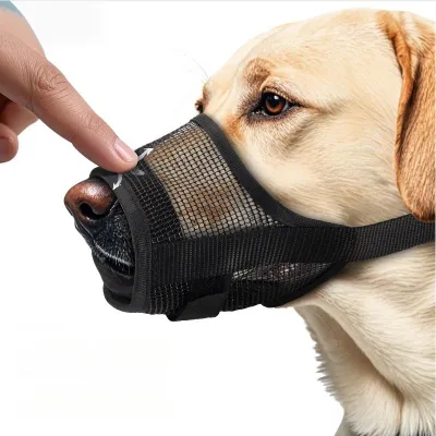 Produktbild von INF Kleiner Maulkorb aus Kunststoffnetz für Hunde - Beiß- und Kauschutz