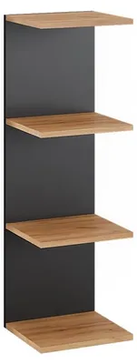 Produktbild von Wandregal Vicco Paolo Anthrazit 30 x 95 cm, Model 52086