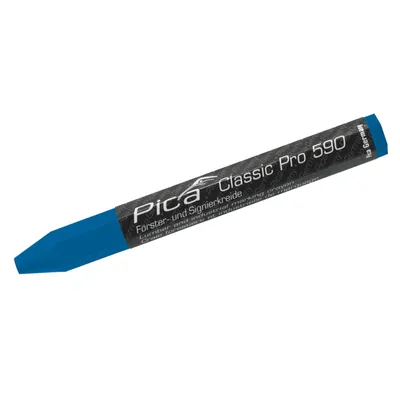 Produktbild von Pica Classic PRO Försterkreide Blau, 12St./Schachtel 590/41