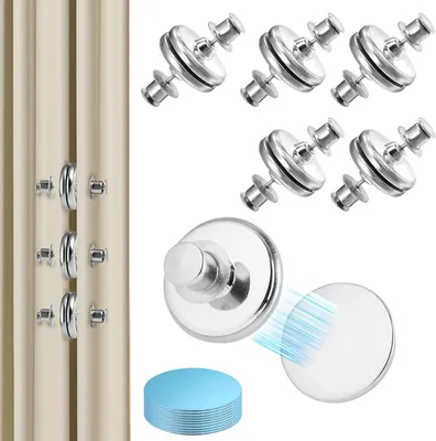 Produktbild von Vorhangmagnete 10 Stück, 20 mm, magnetische Clips, für Schlafzimmer