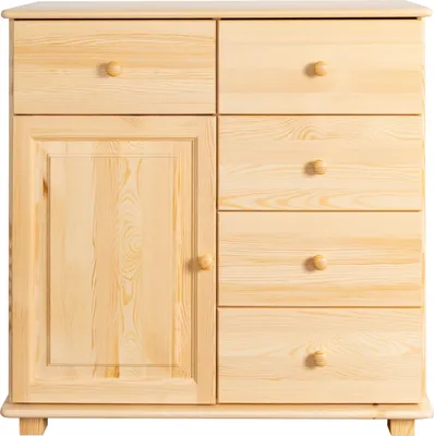 Produktbild von Kommode Massivholz 049 - 100 x 100 x 42 cm (H x B x T)
