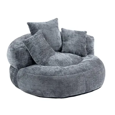 Produktbild von Lazy Sofa Durable Komfort Lounger hohen Rücken Sitzsack Stuhl Couch mit drei Kissen für Erwachsene und Kinder, Indoor, Single Gaming Sofa Stuhl