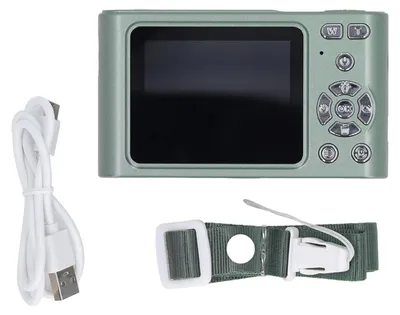 Image de appareil photo numérique 48MP 2,5K HD double zoom 16x autofocus Smart Pocket Vlogging pour les voyages à domicile Vert