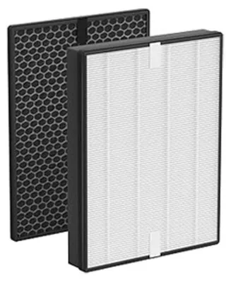 Zdjęcie produktu dla INF Filtr wymienny do oczyszczacza powietrza 360x274x10mm – struktura plastra miodu do usuwania zapachów, ABS+włókno, kompatybilny z Philips FY2420