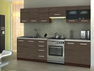 Produktbild von Halmar Kuchnia Amanda 1260 - wenge / akacja cynamonowa