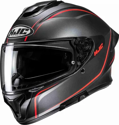 Produktbild von HJC C71 Quez MC1SF Integralhelm Schwarz / Grau / Rot M