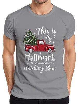 Obrázok produktu pre Toto je moje tričko Hallmark - vianočný darček Vianočné pánske tričko, sivé, 3XL