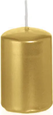 Produktbild von Stumpenkerzen Gold Ø 38 x 60 mm, 16 Stück