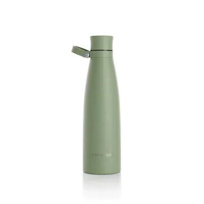 Immagine prodotto di LARS NYSØM borraccia in acciaio inox | bottiglia isolata senza BPA | borraccia a prova di perdite per sport, bicicletta, cane, bambino, bambini 750ml Salvia