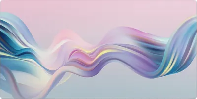 Produktbild von Pastellwellen– Schreibtischunterlage – Schreibtisch Tischunterlage – 90x45 cm – Unterlage Groß Schreibtischmatte