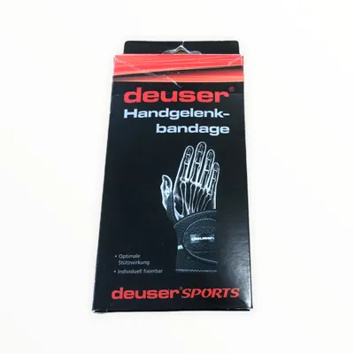 Produktbild von Handgelenkbandage deuser schwarz universal>>>>