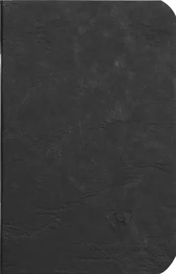 Produktbild von Clairefontaine 5x Age Bag Notizbuch 9x14cm 48 Blatt 90g liniert Schwarz 734161C