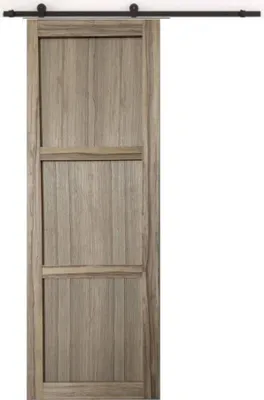 Immagine prodotto di Porta scorrevole Frake 3 pannelli H204 x L73 cm, binario rotante GD MENUISERIES
