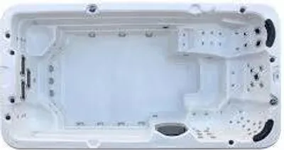 Immagine prodotto di PureHaven Swim Spa 580x230x135 cm per un massimo di 8 persone Trattamento UV dell'acqua Sistema a doppio filtro Cascata regolabile 4800 L