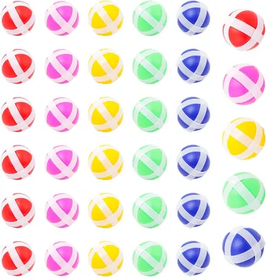 Image de 40 balles de fléchettes, de 3,2 cm de diamètre, durables et sûres, pour les jeux en intérieur et en extérieur