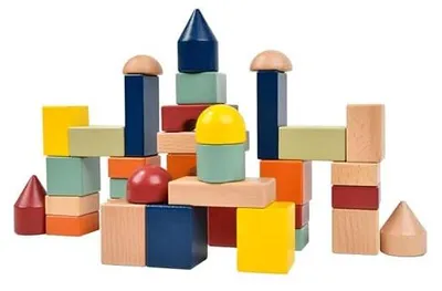 Imagen del producto de Grandes bloques de construcción con formas geométricas, un juego de bloques para el aula