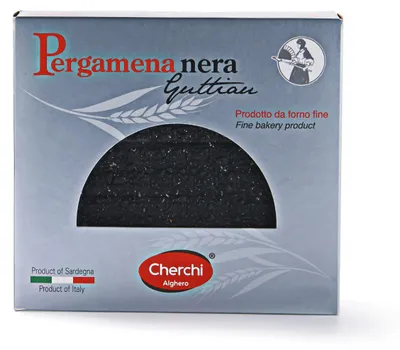 Zdjęcie produktu dla Cherchi Pane Pergameno Nero Sardynki w Chlebie 100g