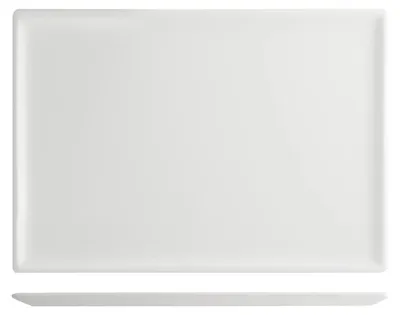 Produktbild von H&H Rechteckiger Porzellanteller 26 x 16,5 cm, Tischdekoration