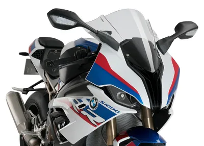 Produktbild von Windschild Puig Z-Racing-Scheibe 445 x 425 mm mit ABE für BMW S1000RR, M1000RR Bj. 2019 - 2026