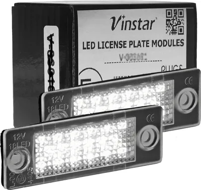 Produktbild von Vinstar LED Kennzeichenbeleuchtung kompatibel mit SKODA Superb 3U Octavia 1U Limo bis 2008