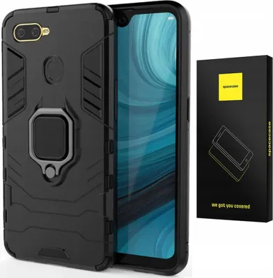 Immagine prodotto di SPACECASE Custodia protettiva X-ring per Oppo A12 Nero