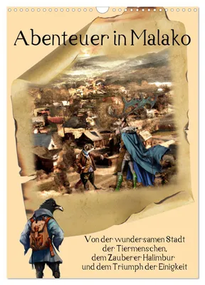 Produktbild von Abenteuer in Malako (Wandkalender 2027 DIN A3 hoch), CALVENDO Monatskalender