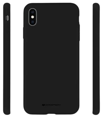 Produktbild von Mercury Silikon iPhone 15 Plus 6,7 Zoll schwarz