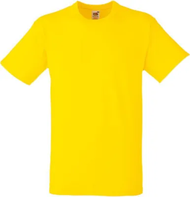 Immagine prodotto di Fruit of the Loom 61-212-0 | Maglietta Herren in cotone pesante - Farbe: Giallo - Größe: L