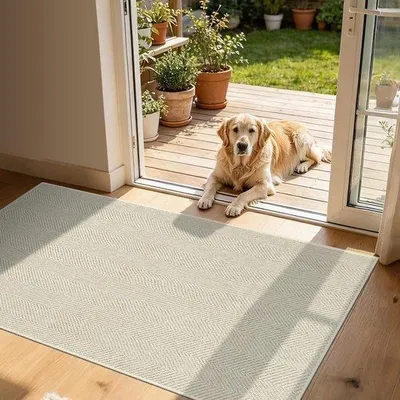 Produktbild von Famanu Antirutschmatte 81 x 122 cm - ultradünn und waschbar