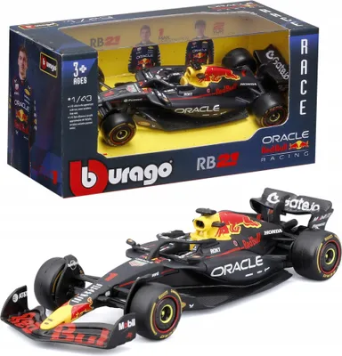 Zdjęcie produktu dla Bburago Model 1:43 BOLID F1 Red Bull Racing RB21 Verstappen Bahrajn GP 18-38233