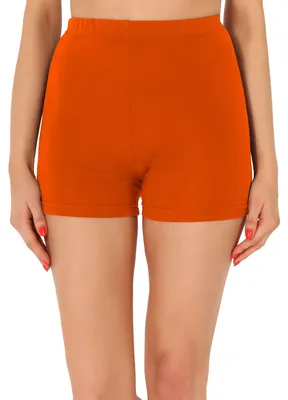 Image de Merry Style Femmes Short cycliste Caleçon Hotpants Pantalon court Boxer en viscose MS10-391(Orange, M)