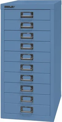 Immagine prodotto di BISLEY L2910605 Schubladenschr.A4 10sch blau