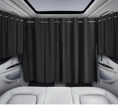 Produktbild von Auto Vorhang Verdunkelung Camping 3er Set Sichtschutz Sonnenschutz Autofenster Camper 180x126cm