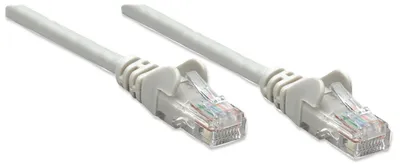 Imagen del producto de Intellinet 325950 Intellinet Patchkabel RJ45 U/UTP Cat5e  10m Hebelschutz grau
