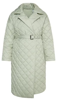Image de Manteau matelassé pour femmes Albée - Vert menthe. Taille L