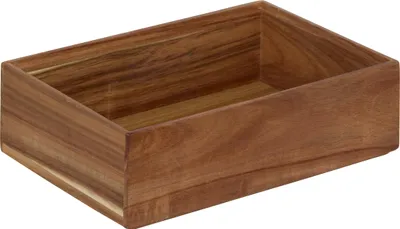 Produktbild von Schubladentabletts aus Akazienholz, 7 cm hoch, Five® - Braun