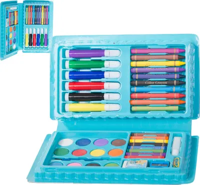 Produktbild von Verk 18245_N Kunstmalset 42-tlg. blau