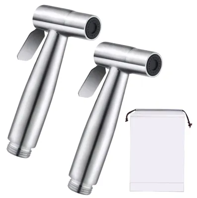 Image de 2 douches manuelles pour bidet, adaptées aux toilettes