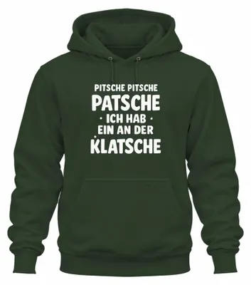 Immagine prodotto di Pitsche Pitsche Patsche, felpa con cappuccio, verde bottiglia, taglia XXL